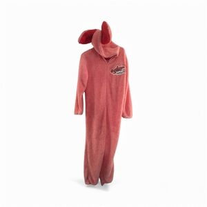 A Christmas Story Deranged Easter Bunny Ralphie Pink Bunny Suit Onsie M Adult